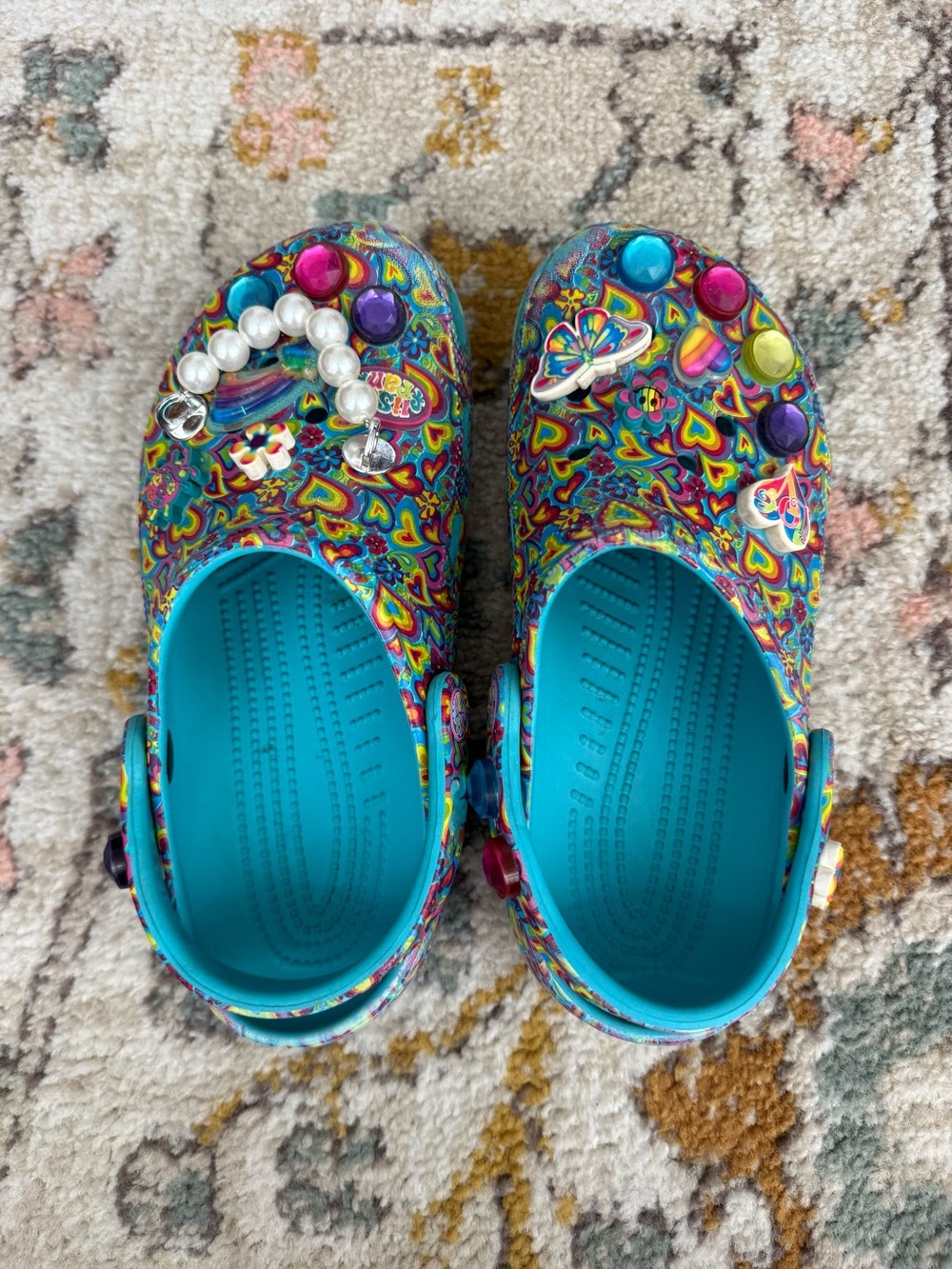 Lisa Frank X Crocs Classic Clog Limited Edition RARE Size J4